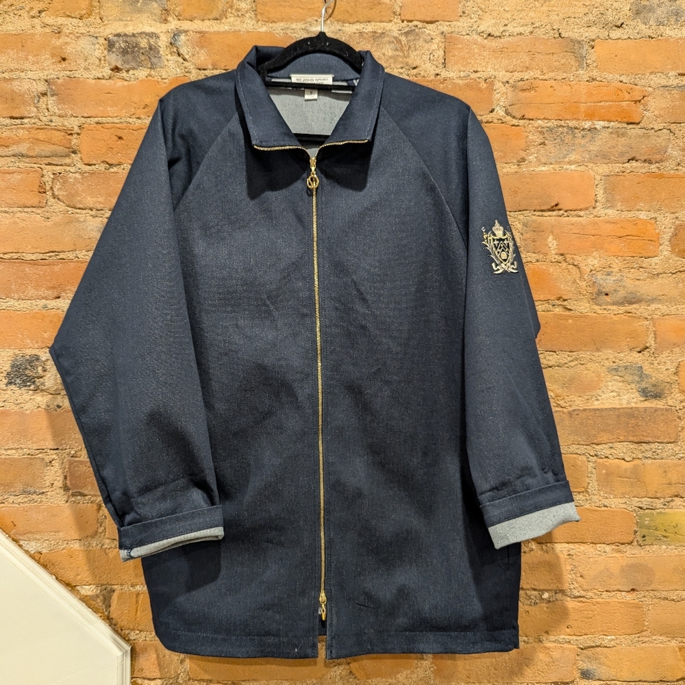 Vintage 90s St. John Sport Denim Jacket